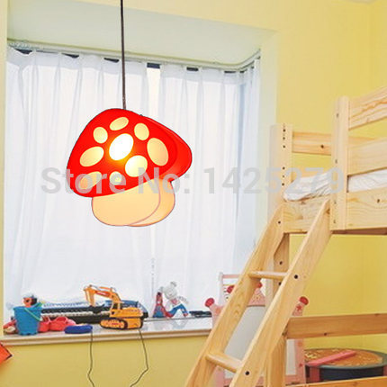      220V E14 / E27Pendant  Lustres Ȩ /Mushroom Children lamp Kids Room Lights 220v E14/E27Pendant Lighting Lustres Home Decorati